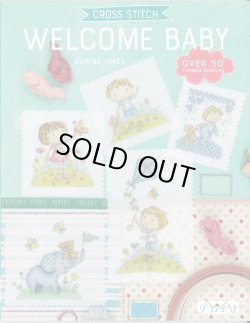 画像1: [10083] CROSS STITCH WELCOME BABY