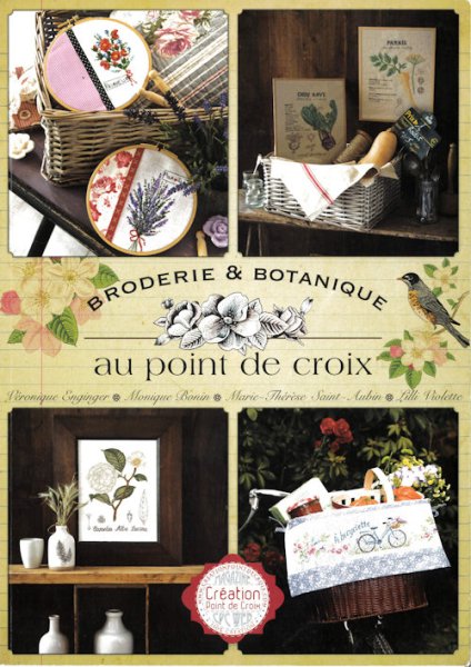 画像1: [9910] BRODERIE & BOTANIQUE au point de croix (1)