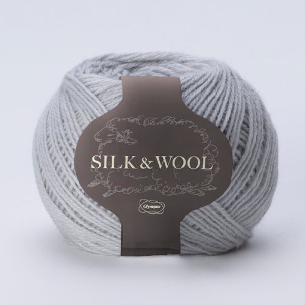 画像1: [10058] オリムパス SILK＆WOOL 50g 玉巻 各色 (1)